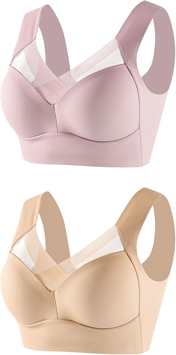 Bras for Women No Underwire Push up Full Coverage Support Liftup Lace V Neck Bralette Sexy Soft Comfort Everyday Bras