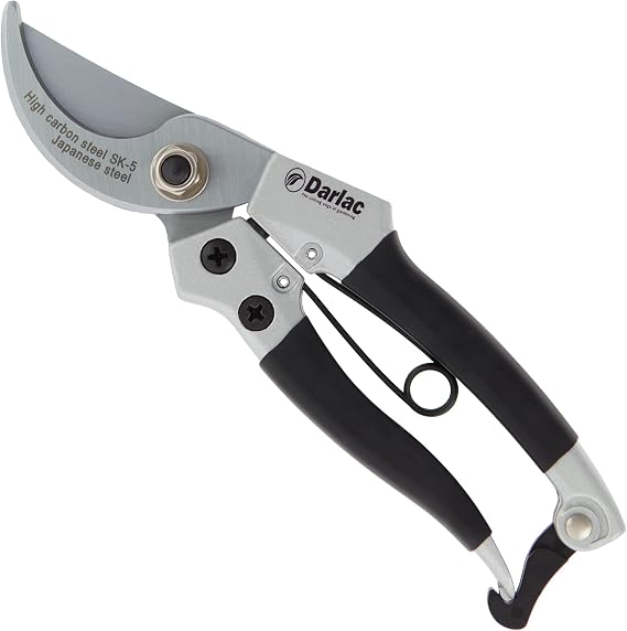 Darlac Compact Secateurs- Razor-Sharp Bypass Pruners for General Pruning | SK5 Steel, Lightweight, Pruning, Garden Tools, Gardening