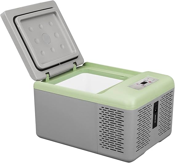 Alpicool C9PT Mini Portable Freezer, 12 Volt Car Refrigerator, 10 Quart Fast Cooling, with 12/24V DC and 100-240V AC for Outdoor, Camping, RV, Truck, Boat