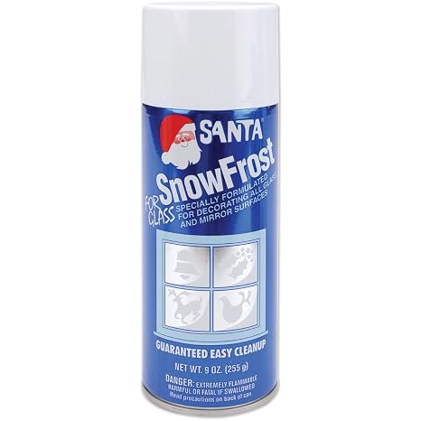 Chase 499-0521 Snow Frost Aerosol Spray, 9-Ounce