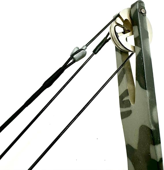Tear Drop Compound Bowstring - B55 Dacron 16 Strands - Replacement Teardrop Bowstrings for Older Style Compound Bows with Steel Cables