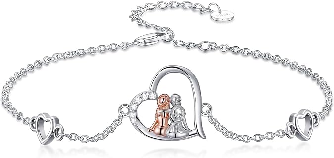 YYB Sister Gifts from Heart/Infinity/Moon/Tree of Life Sister Bracelets Friendship Jewelry Graduation Mothers Day Gifts for Women Her