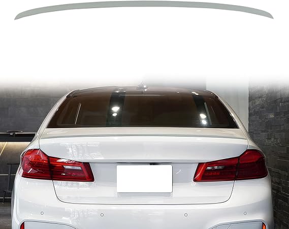 Rear Trunk Spoiler Wing, Compatible with 2017-2023 BMW G30 5-Series Sedan & F90 M5, M5 Style Unpainted ABS Plastic Tail Trunk Lip Spoiler Boot Lid, 1PC