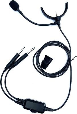Pro Typhoon with TSOd Intricon Microphone. Compatible with WH-1000XM5 Noise Cancelling Headphones. Transforms Your Headphone into ANR Aviation Headset.