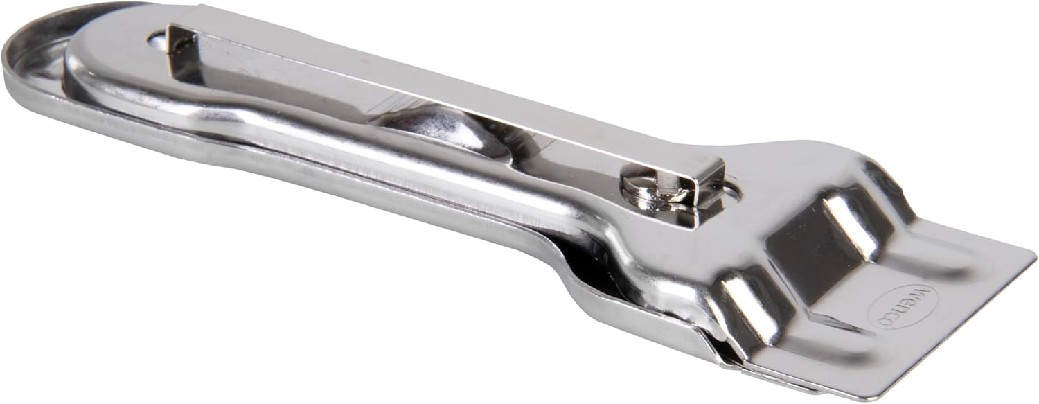 wenco Ceramic Hob Cleaning Scraper with Built-In Blade - Stainless Steel - Ideal for Removing Burnt On Food Leftover for Glass Ceramic and Induction Hobs