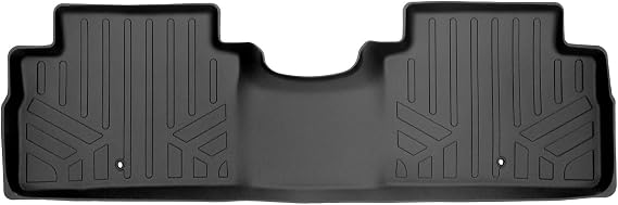 MAXLINER All Weather Custom Fit 2nd Row Black Floor Mat Liner Set Compatible with 2014-2019 Kia Soul (Does NOT Fit EV Models)
