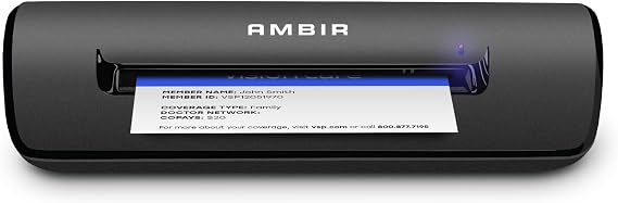 Ambir Technology PS667 Simplex A6 Card Scanner