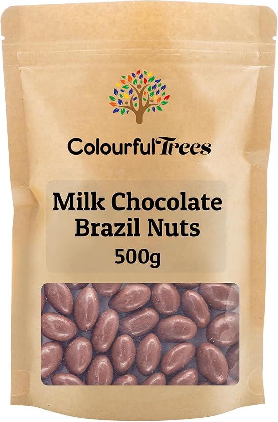 Milk Chocolate Brazil Nuts 500g by Colourful Trees
