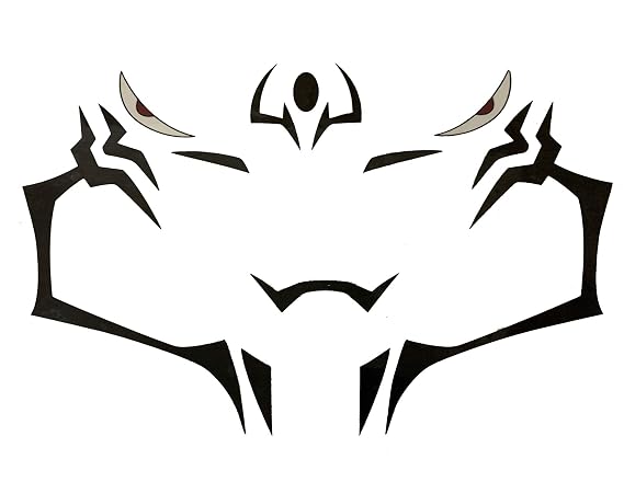 Temporary Face Tattoo Sticker Yuji Itadori Ryomen Sukuna Cosplay Props Anime Party Halloween Costume Men Women Tiger Body Art Accessories (1 x piece)