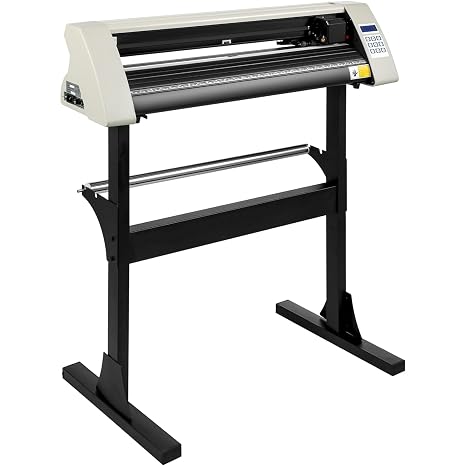 VEVOR Vinyl Cutting Plotter 375 mm Foil Cutter Plotter Machine Cutting Precision ±0.01 mm MAC & Windows Compatible Foil Plotter with USB Drive Cutting Plotter 8 kg