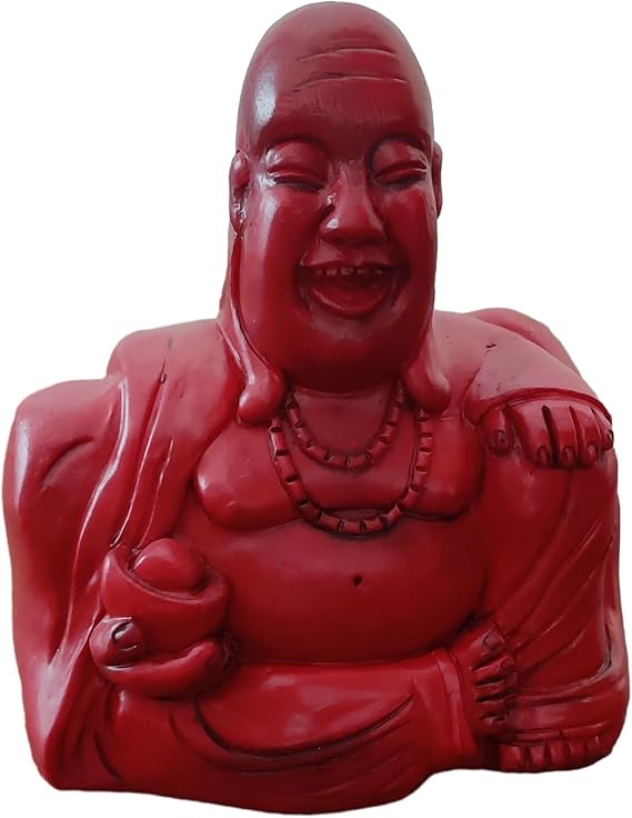 The Buddha Flip, Laughing Buddha Statue Unexpected Backside, Middle Finger Ornament Handmade Statue Buddha Sculpture, Comical and Unique Gift for Friends