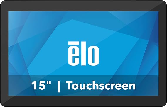 Elo I-Series 15" Touchscreen Computer | PCAP 10 Touch, 1920 x 1080, i3, Windows 10, 8GB RAM, 128GB SSD, Black