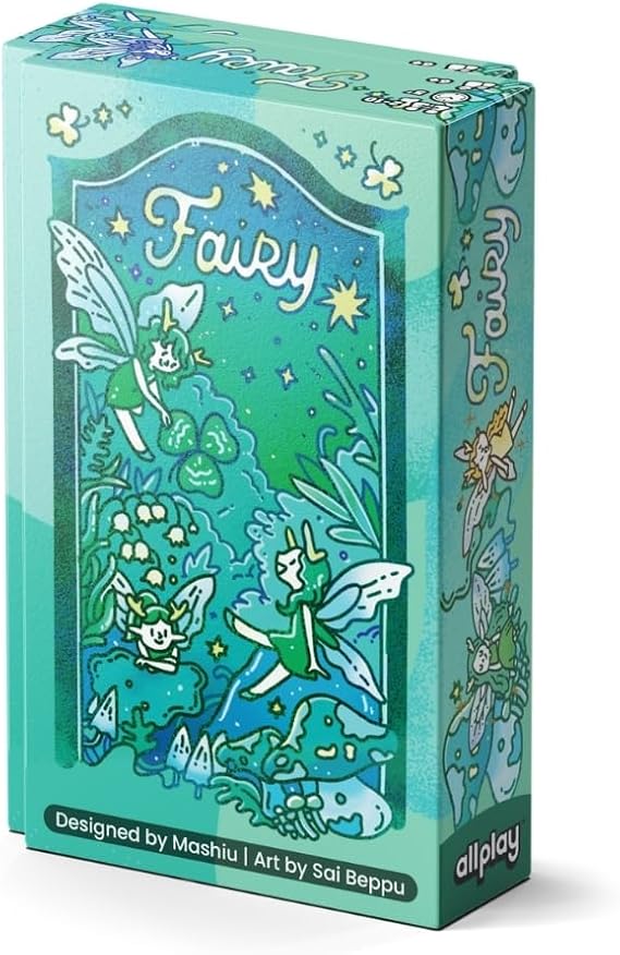 Allplay Fairy Party Card Game for Families and Adults, 2 to 10 Players
