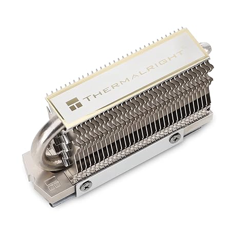 Thermalright HR09 2280 SSD Heatsink Cooler, Double-Sided Heat Sink Cooling, with Thermal Silicone Pad for M.2 SSD Computer and PC Cooler