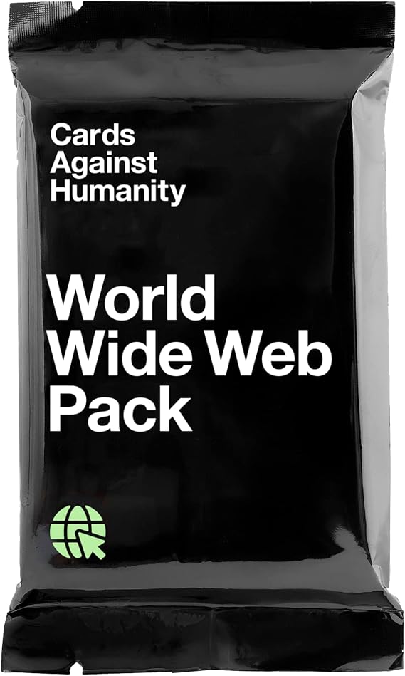 Cards Against Humanity: World Wide Web Pack | A card game add-on: 30 cards written with anonymous strangers on the internet. Total chaos, ages 17+. Profits go to the EFF.