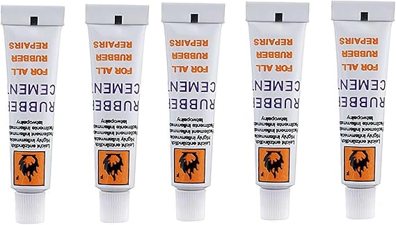 5Pcs Tire Repair Glue for Bicycle Motorcycle Tires Tube Patching Glue Cement Adhesive Puncture Tire Repair Tools Rubber Solution Cement Puncture Glue Bike Tyre Bicycle Hole Tire Repair Glue