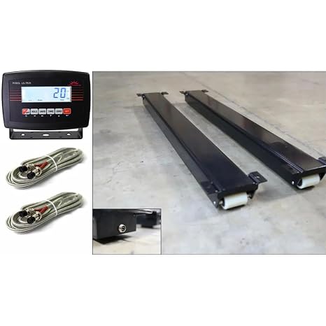 Liberty LS-WB Multi-Purpose Weigh Beam System 48" 10,000 lb x 2 lb Livestock Scale, Heavy Duty Carbon Steel with LS-7516 Indicator, Portable Weighing Scale Kit for Farm & Industrial Use