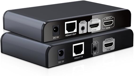 LKV383PRO HDbitT HDMI Network extender with HDMI loop-out. HDMI to LAN RJ45 for 1080P full HD HDMI Extender Receiver and Transmitter over IP cat5/6 with IR
