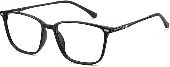 Cyxus Blue Light Blocking Glasses Women Men, Square TR90 Metal Frame 8208 | Square blue light glasses with TR90 metal frame for computer work, gaming, reading, and study
