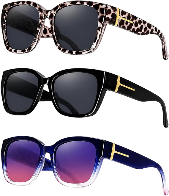 3 Pack Polarized Fit Over Sunglasses Women Men Over Glasses UV400
