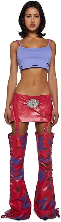 Dolls Kill Suki Fast N Furious Halloween Costume - Cosplay Chaps and Crop Outfit by Trickz N' Treatz