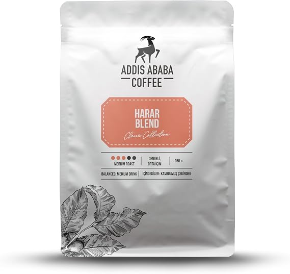 Addis Ababa Coffee - Harar Blend Kahve 250 Gr (Filtre Kahve)
