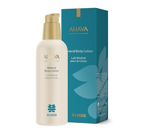 AHAVA Dead Sea Water Mineral Body Lotion - All Day Hydration, Helps Fight Dehydration, Refines Skin's Texture, Enriched with Exclusive Osmoter, Aloe Vera & Witch Hazel, 8.5 fl.oz