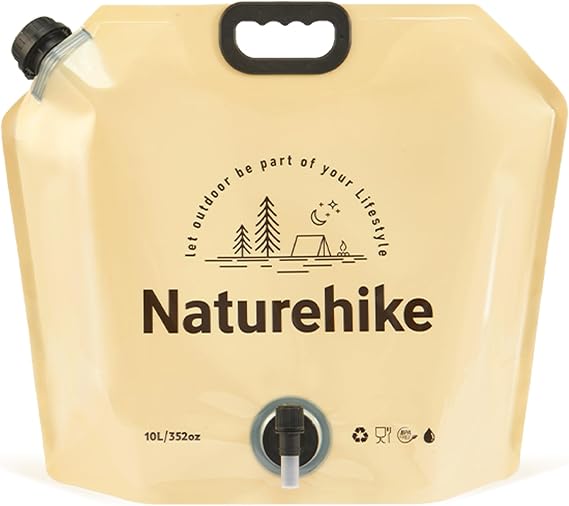 Naturehike 2.6 Gallon Collapsible Water Container - 10L BPA Free
