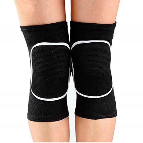 Kids Knee Pad, Anti-Slip Padded Sponge Knee Brace Breathable Flexible Elastic Knee Support for Football Volleyball Dance Skating Basketball Sports