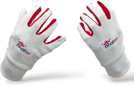 Cricket Inner Gloves Cotton Inner for Cricket Batting Gloves Wicket Keeping Comfortable Durable Full