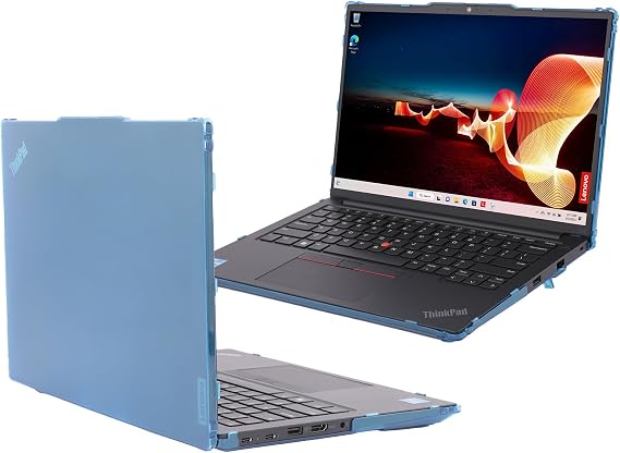 mCover Hard Case ONLY Compatible for 2023-2025 14" Lenovo ThinkPad E14 Gen 5 / Gen 6 Windows Notebook PC (with 180 Hinge, NOT Fitting Any Other Lenovo Models) - Aqua