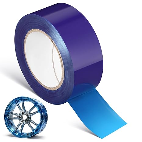 OUNONA PE Wheel Rim Protection Tape for Car Tires Durable High Adhesion Rim Scratch Guard Film Easy Installation 748 Inch Length