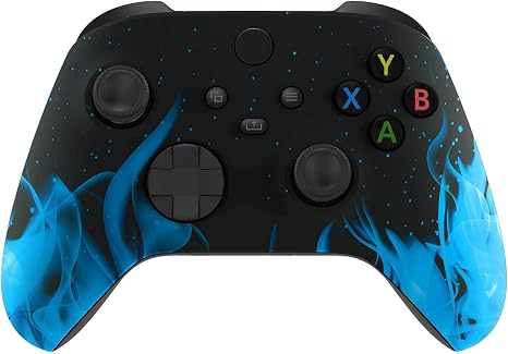Custom Modded Rapid Fire Controller for Xbox Compatible with All Shooter Games - Soft Shell - (Flames X)