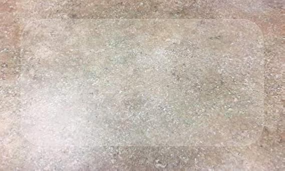 Safe Way Traction 16" X 34" CLEAR/FROSTED Adhesive Vinyl Anti Slip Non Skid Safety Bath Mat 4100-16X34-RC