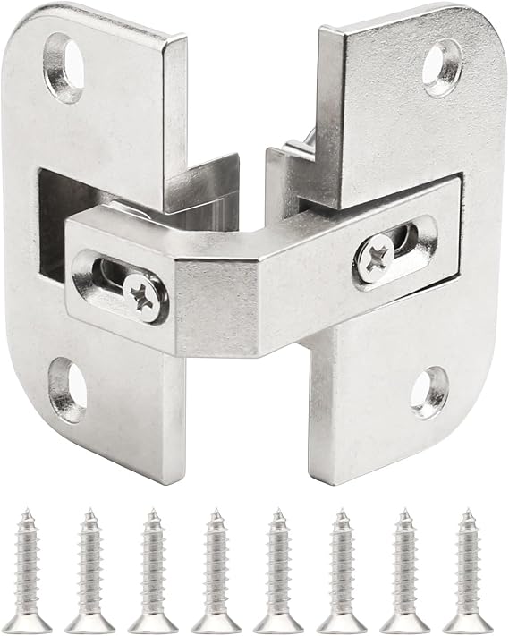 Adjustable Pie Cut Corner Hinge 343.90.710 Lazy Susan Hinges Replacement for Grass 975 Hafele Mepla SSP 17, 19, and 21 Series Hinges, for cabinets and Corner Cabinet Bifold Doors