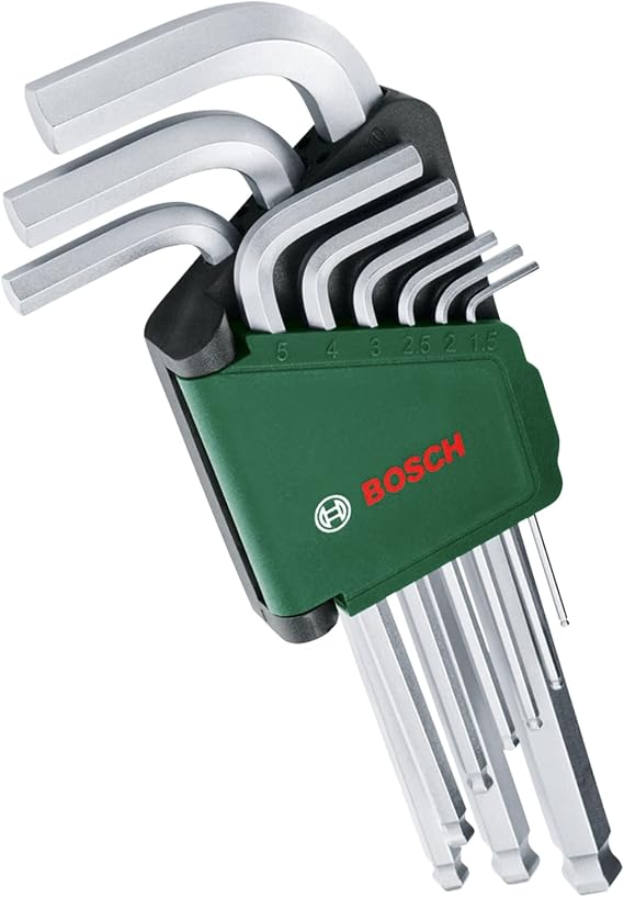 Bosch Alyan Anahtar Takımı Hex 9 Parça