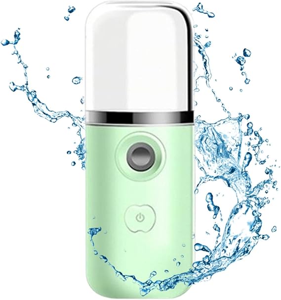Nano Face Mist, Portable Mini Face Mist Handy Steamer, Facial Steamer Handheld 30ml Nano Face Mist Spray, USB Charging Moisturizing Hydrator Face Humidifier for Skin Care