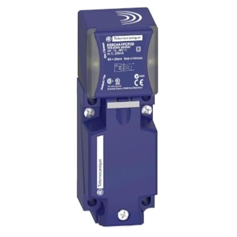 Telemecanique Sensors XS8C4A1MPN12 Xs Universal Series Inductive Proximity Sensor, Multi-Function, Plastic 117 X 40 X 40 Mm Rectangular Body, 2-Wire Ac/Dc, Pnp Input, Prog. Output Via Wire, Screw Term. with 1/2" Npt Entry