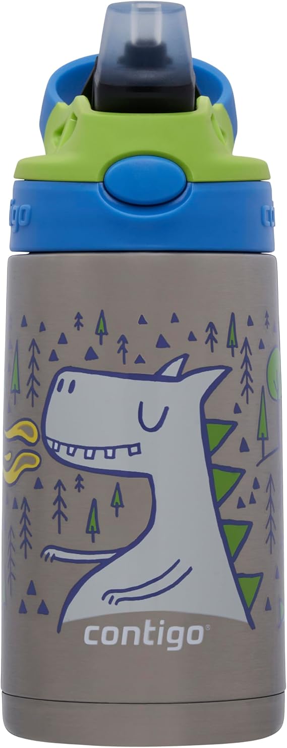 Contigo Gizmo Flip Dragon Steel Children's Waterer 380 ml, Blue