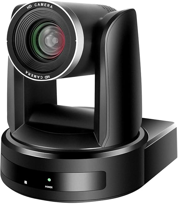 PTZ Camera 10X Optical Zoom Video with SDI Cameras, HDMI Camera Support PTZ Control and IP Live Streaming Output for Conferencing, Church
