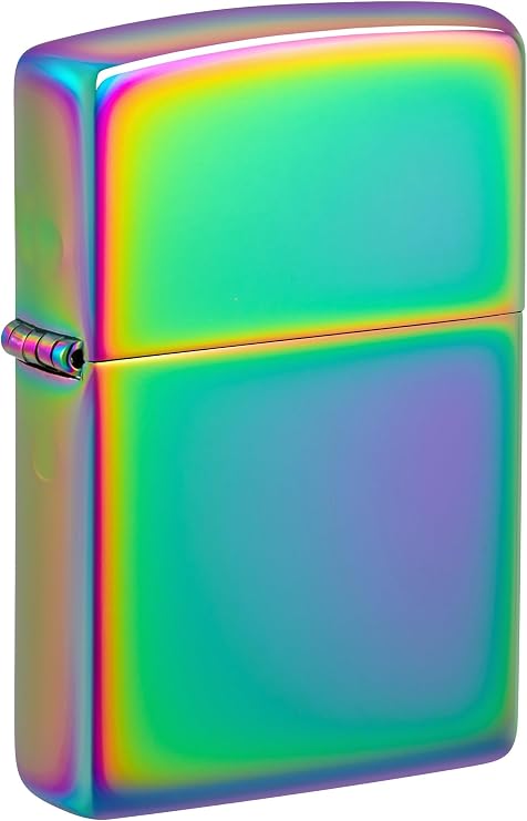 Zippo Classic Multi Color Pocket Lighter, No Logo