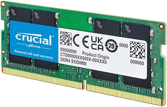 Crucial 4GB DDR4 SDRAM Memory Module - 4 GB - DDR4 SDRAM - 2666 MHz DDR4-2666/PC4-21300 - 1.20 V - Non-ECC - Unbuffered - 260-Pin - SODIMM, 4GB Single Rank