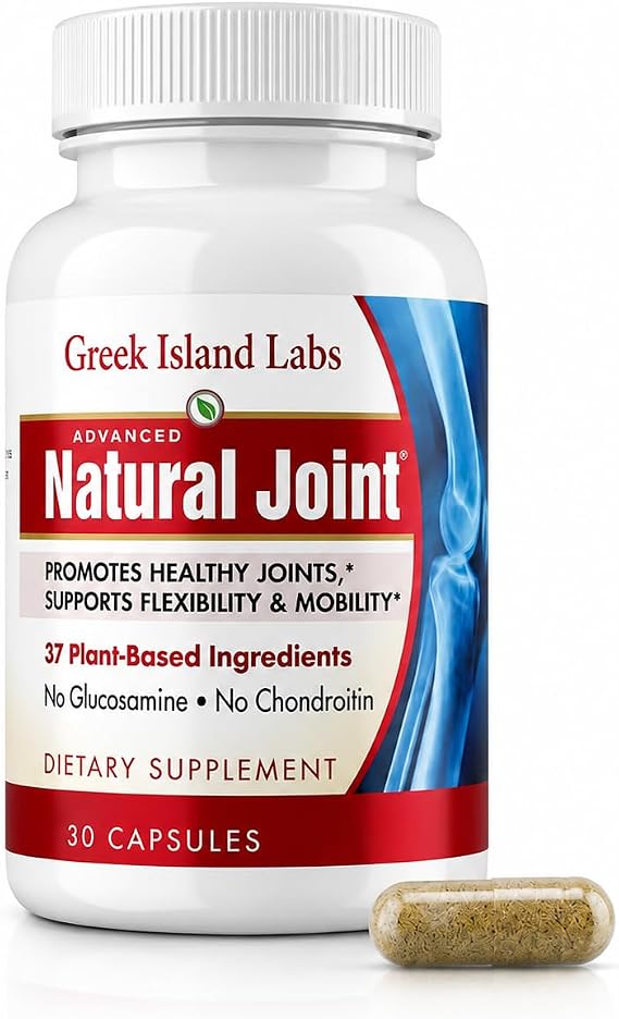 Natural Joint Advanced - Organic Plant Based Joint Supplements - Promotes Flexibility & Mobility