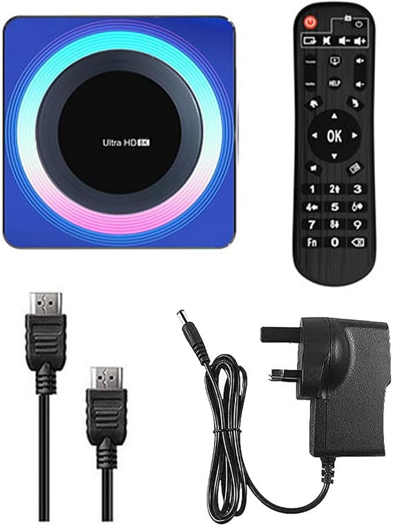 Android TV Box: Android 13.0 4GB RAM 64GB ROM Allwinner RK3528 Chip WIFI6/6K/HDR10+/Bluetooth 5.0/Dual Band Wi-Fi/100M Ethernet