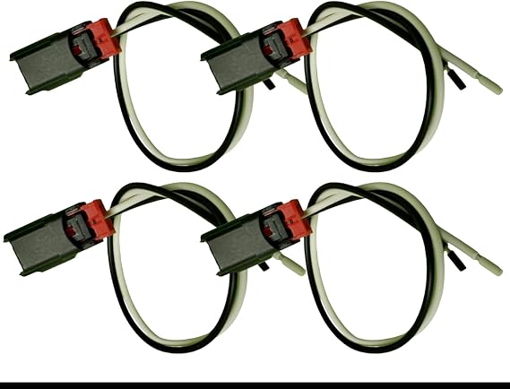 4 Pieces EC1226 Upgrade Electrical Connector of Engine Cylinder Deactivation Solenoid Compatible With Part# 53032152AC, 53032152AD, 53032152AE, 68060345AA CDS02 2VTS0377 916511 916511XD 3N2000