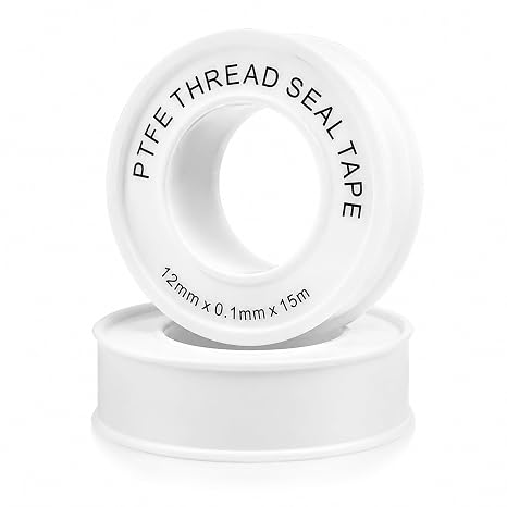 2 Pcs PTFE Tape Pack, Plumbers Tape,PTFE Thread Seal Tape, Teflon Plumbing Tape For Prevent Leakage of Pipes, Shower Head and Sewers