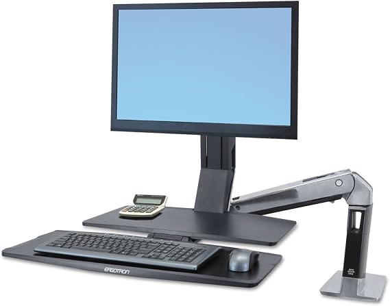 Ergotron WorkFit-A Sit-Stand Height Adjustable Workstation/Cart