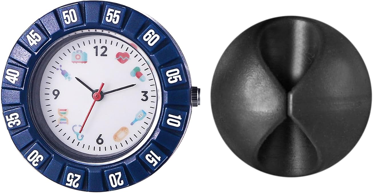 Avaner Women's Pocket Watches Nurses Doctors Clip on Quartz Medical Fob Watch
