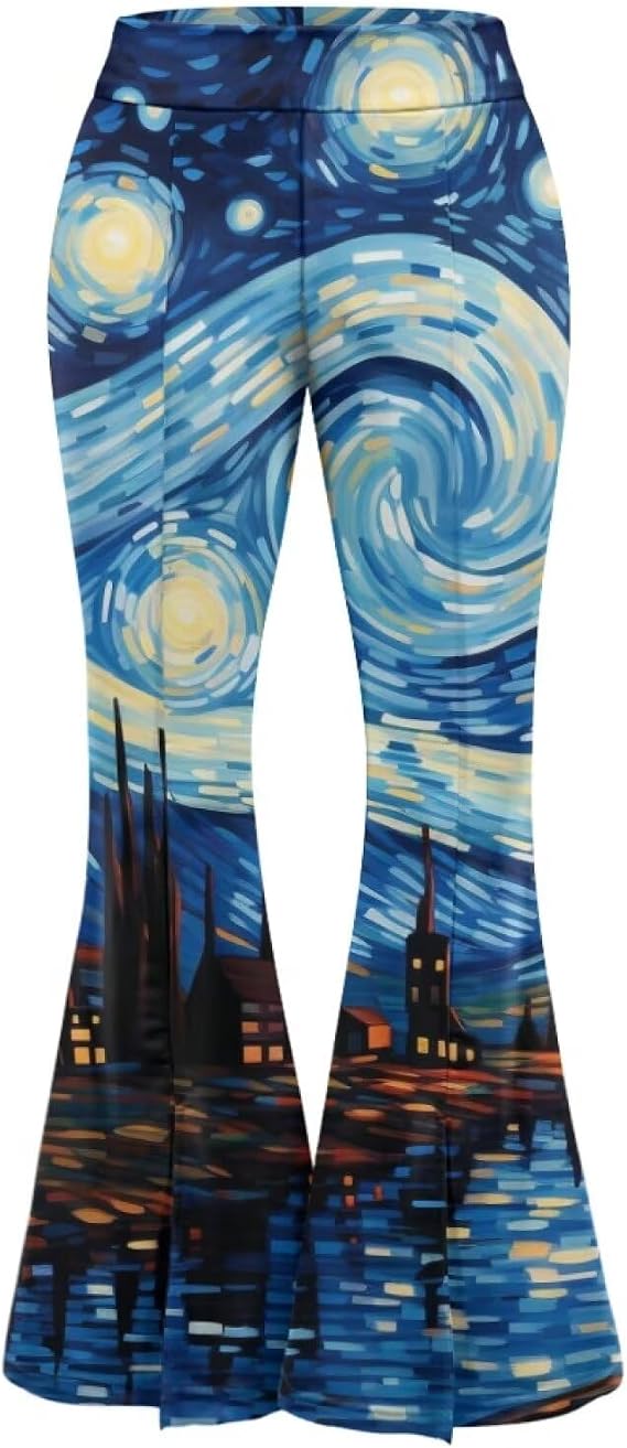 Women's Flare Yoga Pants High Waist Tummy Contorl Leggings Sport Joggers Sweatpants for Workout Gym XS-2XL