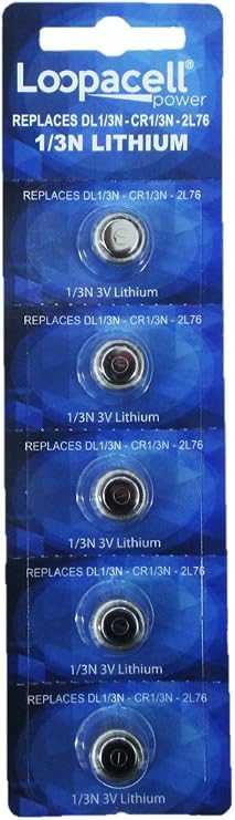 LOOPACELL 5 1/3N Replaces DL1/3N CR1/3N 2L76 5018LC K58L 3V Lithium Battery